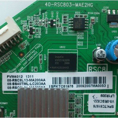 MAIN / SANYO 8TL08-RSC8L1 / FVM4012 / 40-RSC803-MAD2HG / 08-RSC8L13-MA200AA / 08-SS40TML-LC203AA / 08-RSC8L01-MA300AA / PANEL LVF400NE2L / MODELO FVM4012	/ P40142-01 - Imagen 3